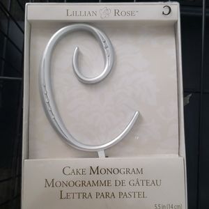Monogram letter C